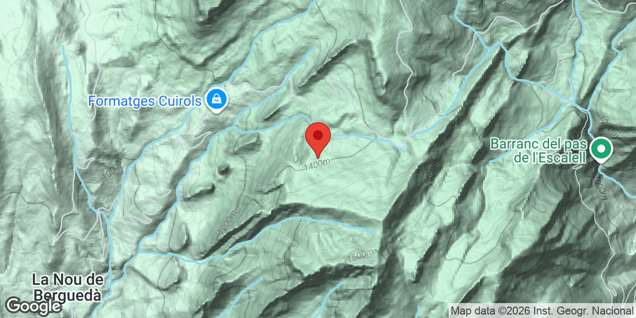 Mapa de situación de OBAGA D'ESPADES, BÒFIA DE L'