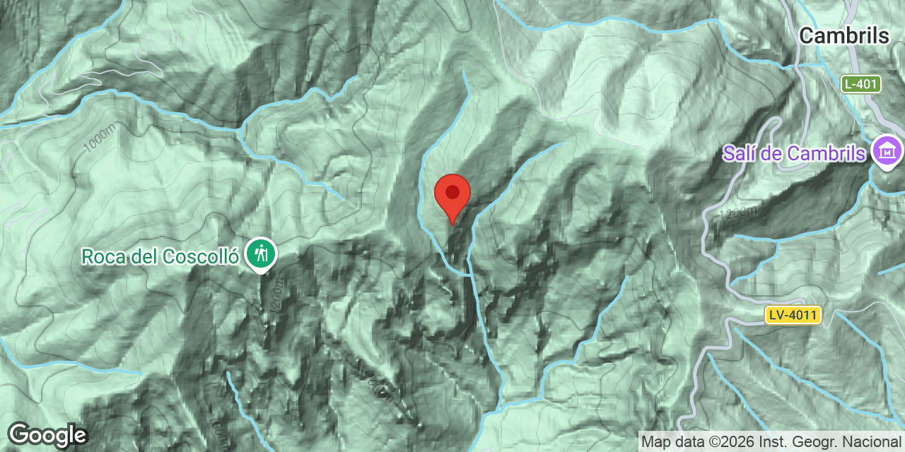 Carte de situation de ENCANTADA, COVA DE L'