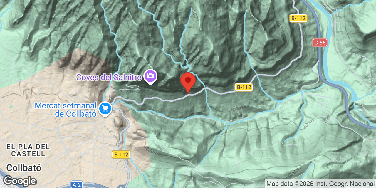 Mapa de situació de MENTIROSES DE COLLBATÓ