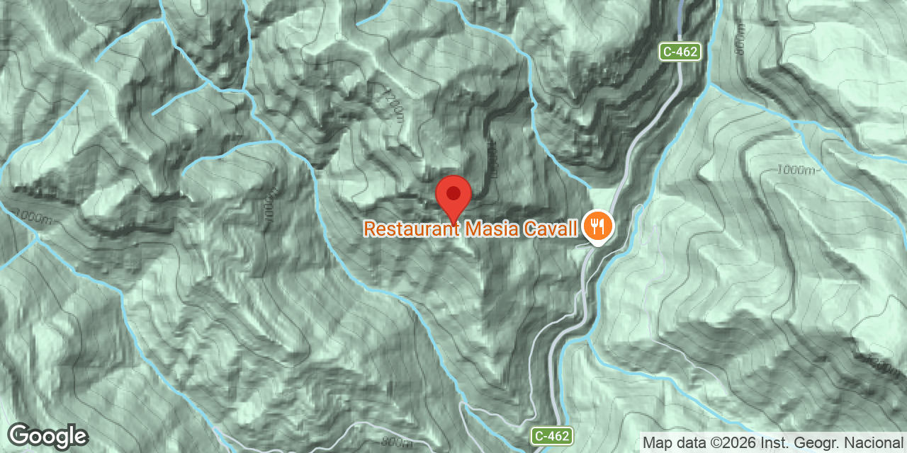 Mapa de situación de POUET, COVA DEL