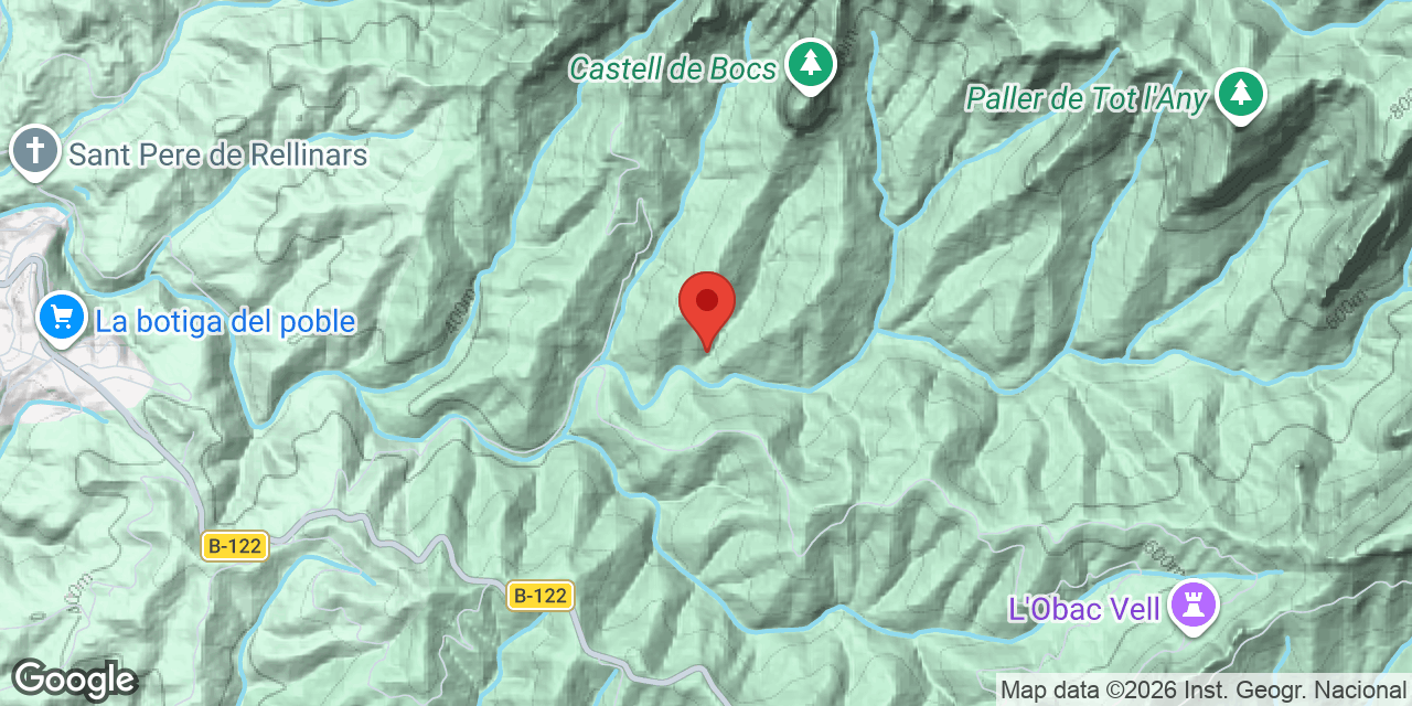 Mapa de situación de ROQUISSES, AVENC DE LES