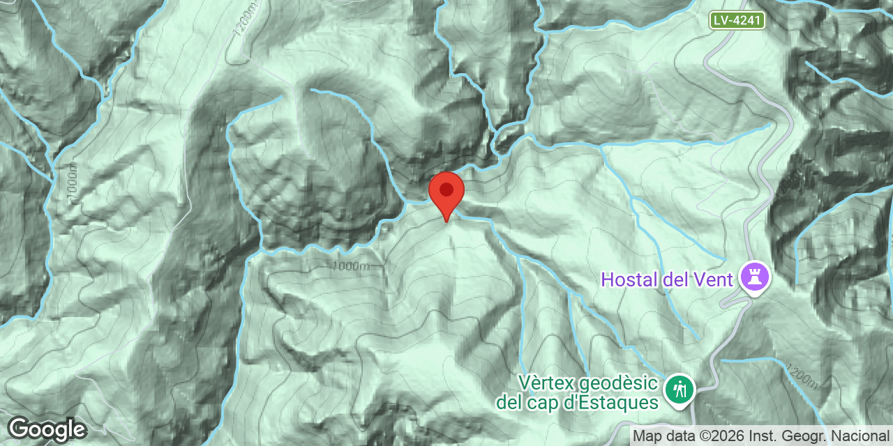 Mapa de situación de NEGRA, ESPLUGA