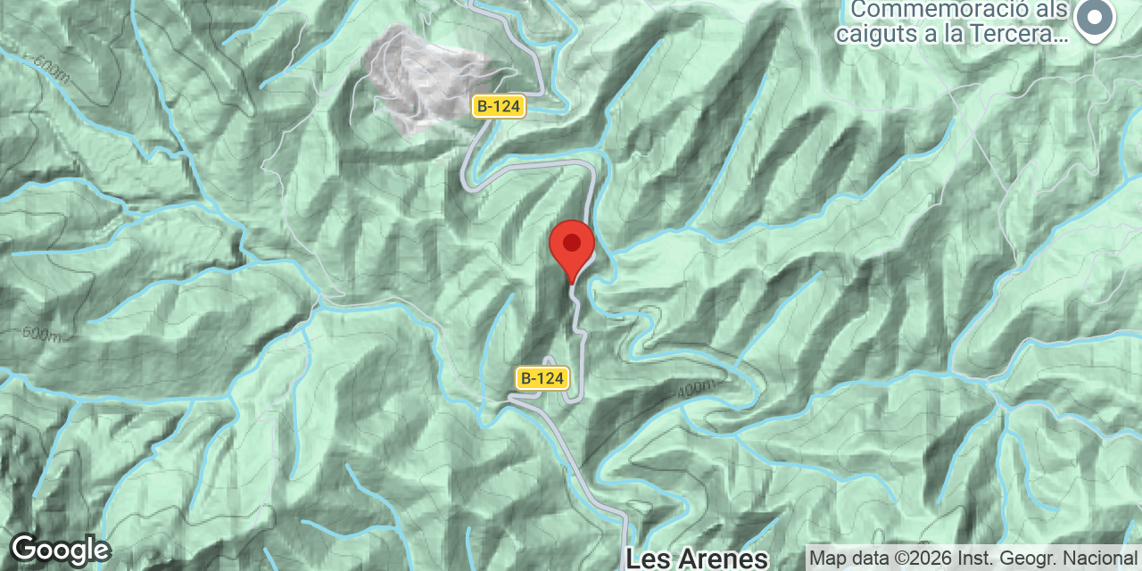Mapa de situación de CARNER, COVES D'EN