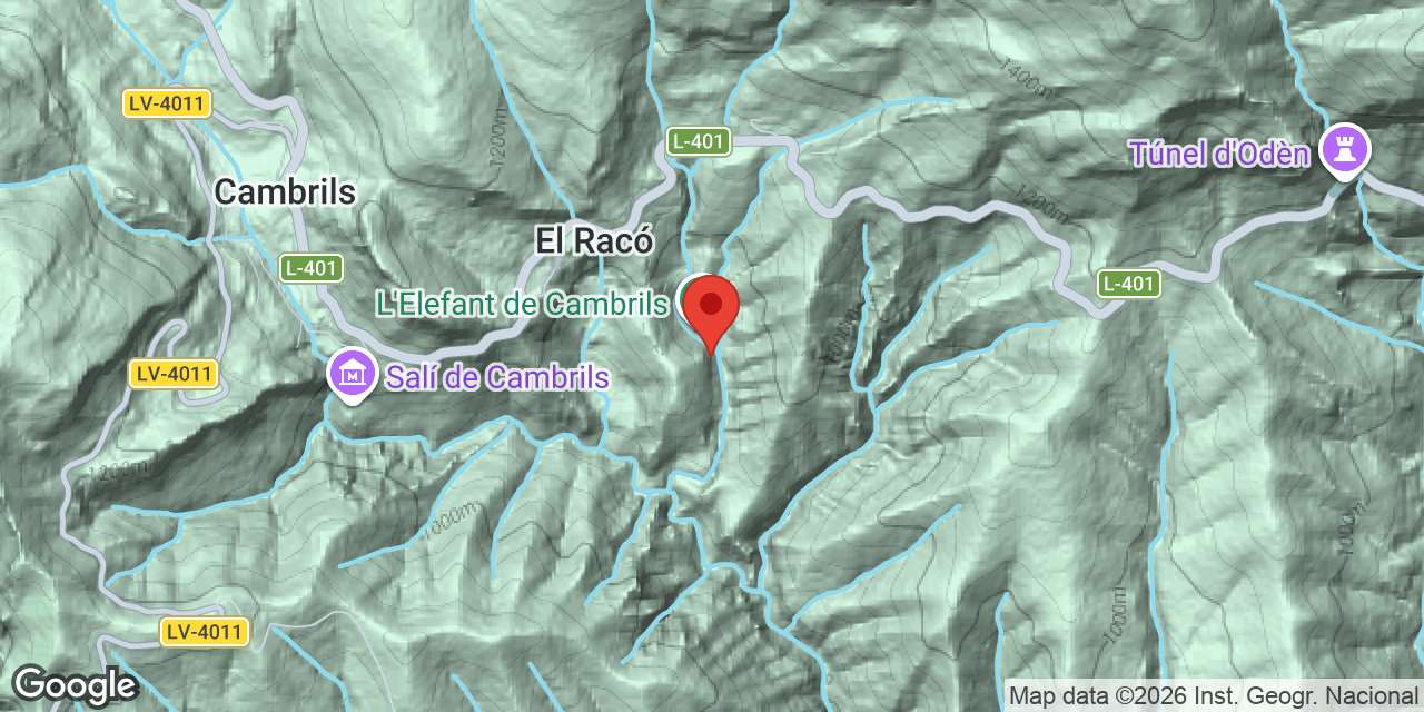 Carte de situation de SANT QUINTÍ, ESPLUGA DE