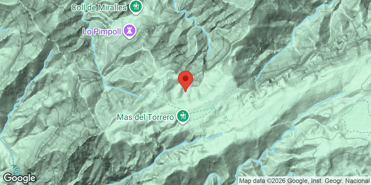Mapa de situación de AVORTÓ, AVENC DE L'