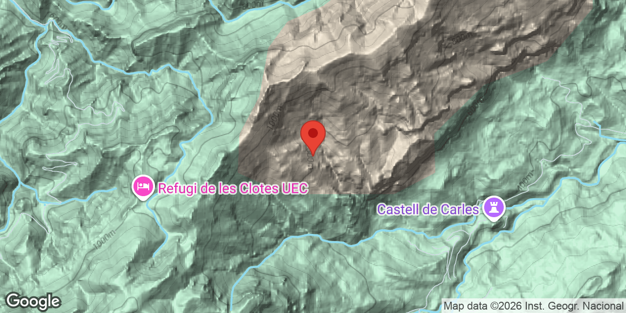 Location map of CURRO-FONT DELS ADELLS, COVA DEL