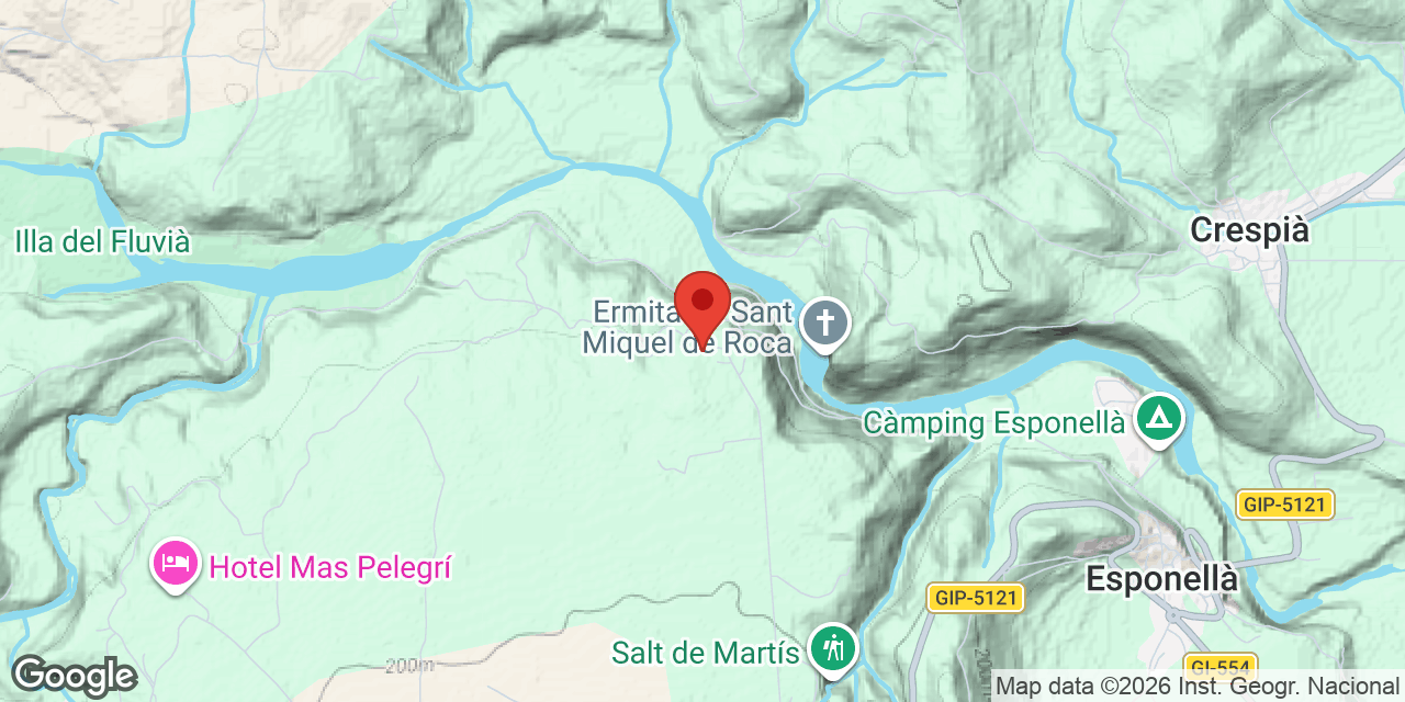 Mapa de situació de TALL, AVENC DEL