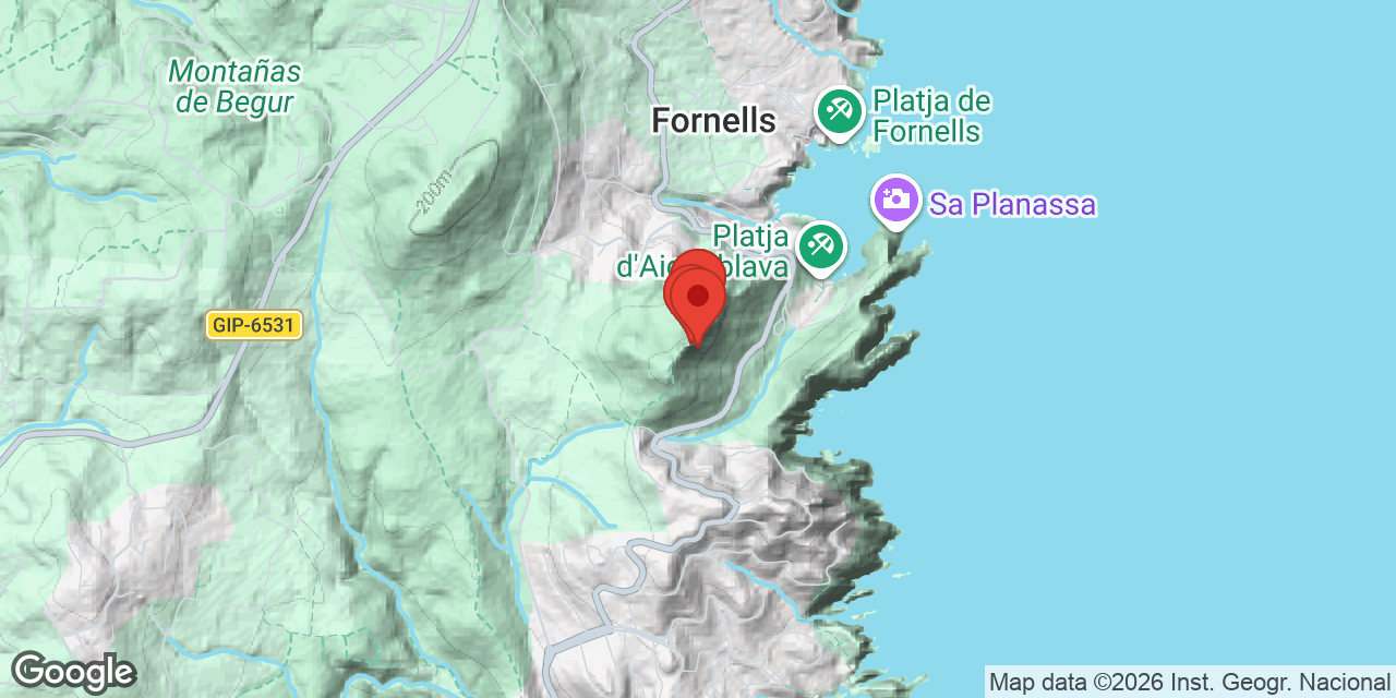 Mapa de situación de FALUGUES, COVES DE SES