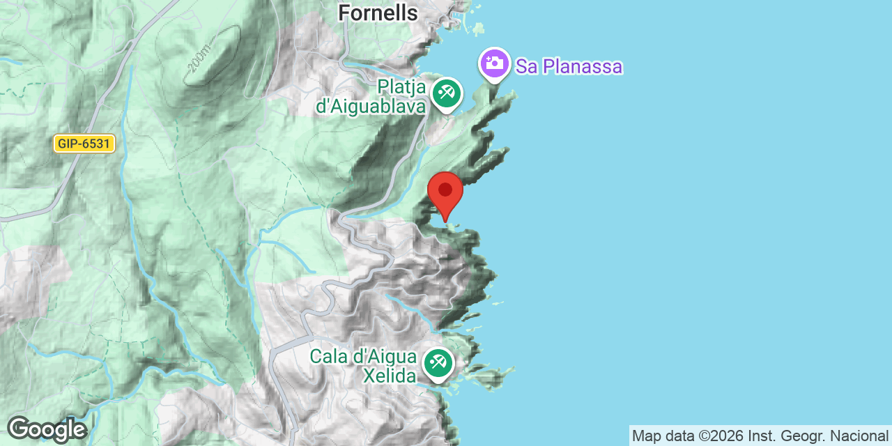 Mapa de situación de TAULA, COVES DE SA
