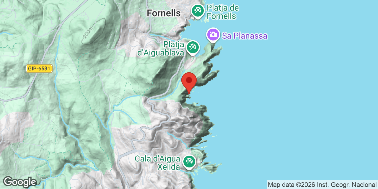 Carte de situation de TRAMADIU, COVA D'ES