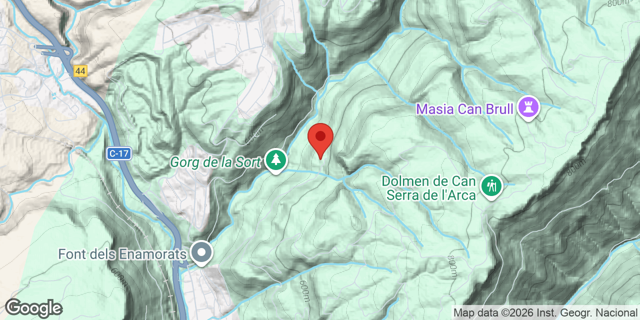 Location map of ERMITA,  COVA DE L'