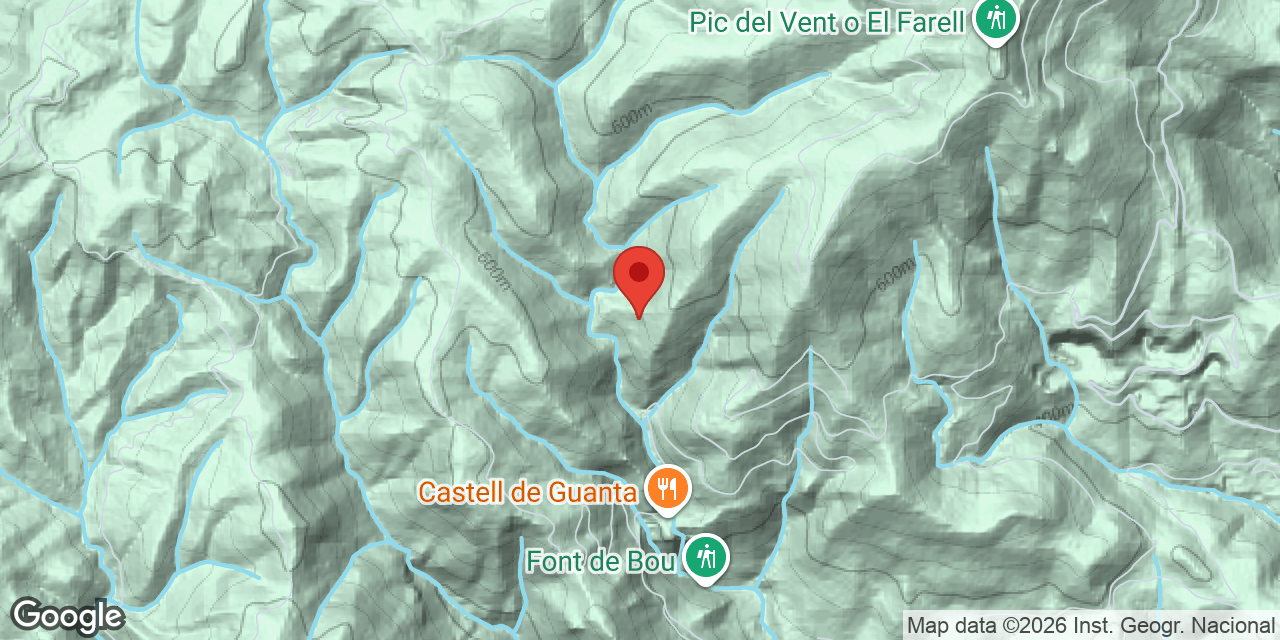 Mapa de situació de FONT FALSA DE GUANTA, LA