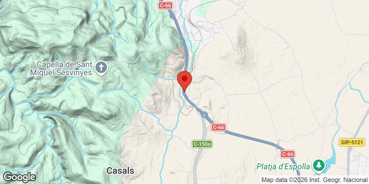 Mapa de situació de CARRETERA, BORA DE LA