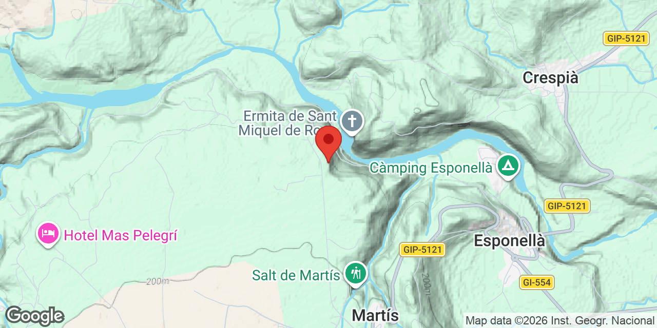 Mapa de situació de ENCANTADES DE MARTÍS, COVA DE LES