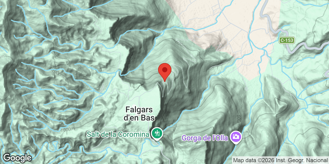 Mapa de situació de FALGARS, CAVORCA DE