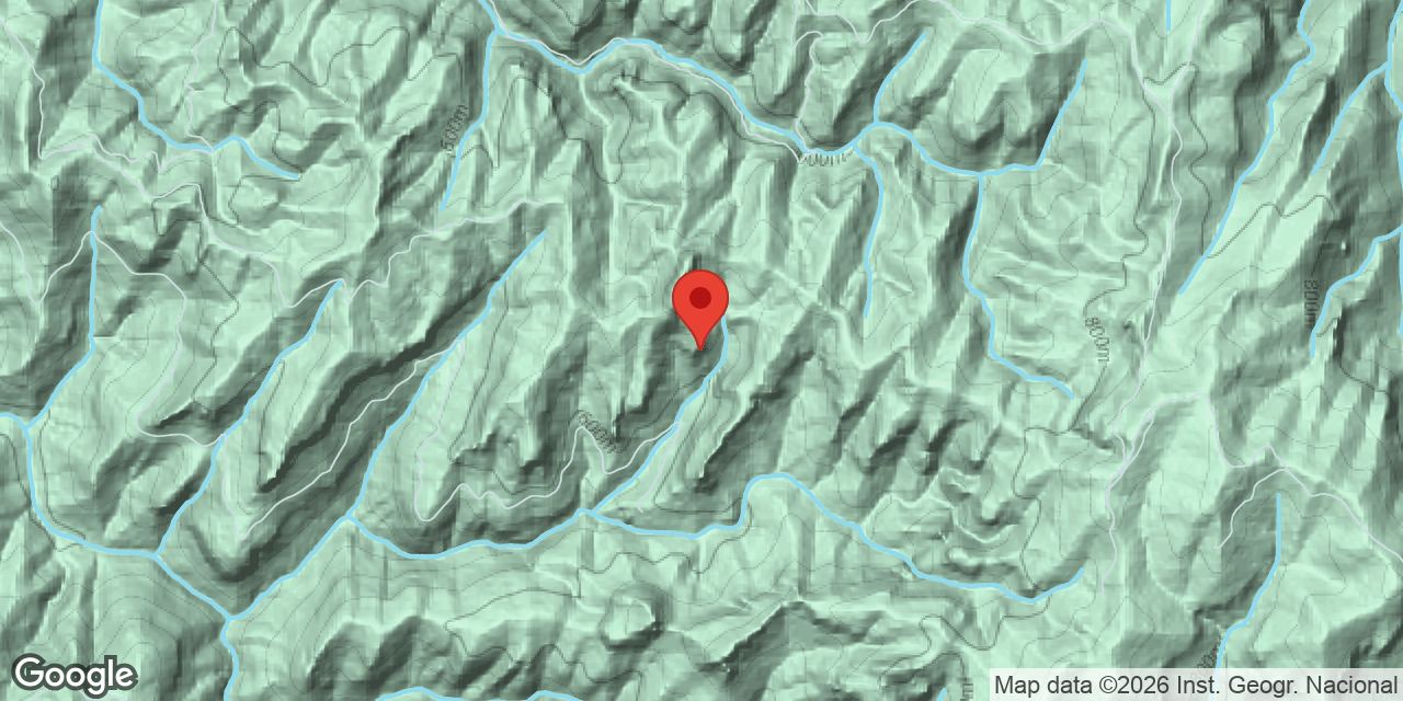 Mapa de situació de TURÓ DEL MAL PAS DE PUIGDOURE, COVA DEL