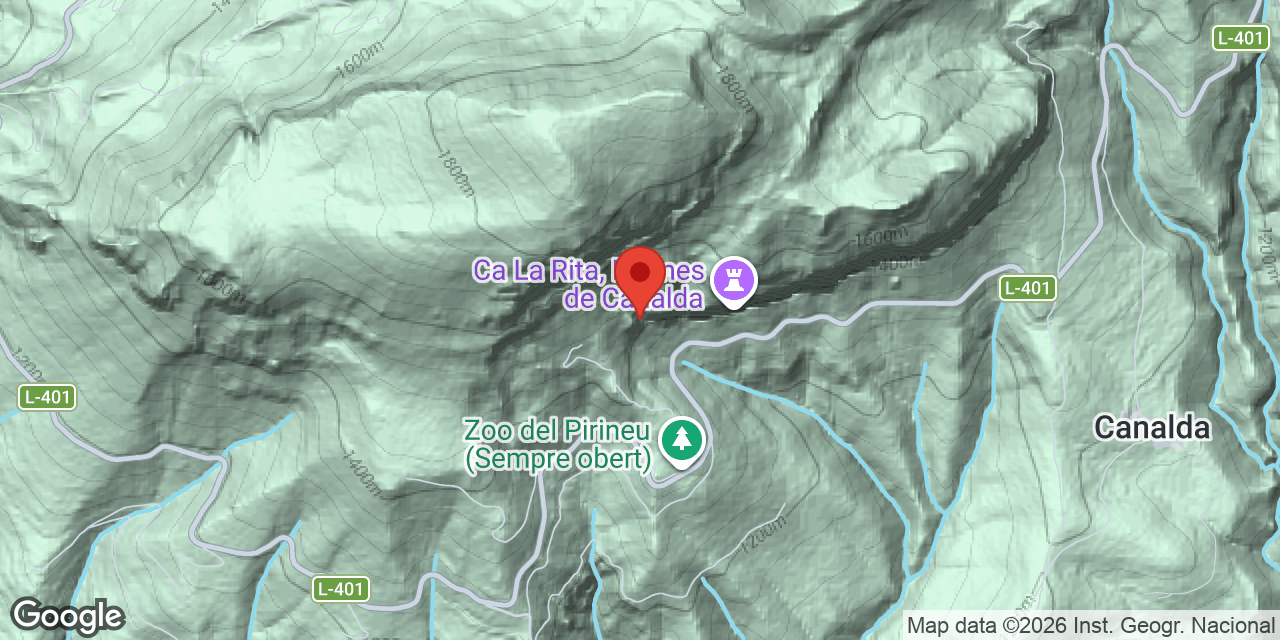 Mapa de situació de GRÀTINES, ESPLUGA