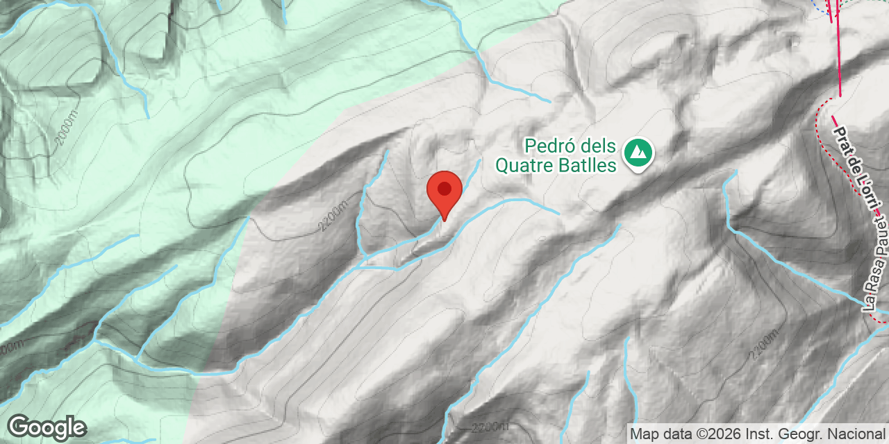 Mapa de situación de PRAT RODÓ, GRALLERA PETITA DE