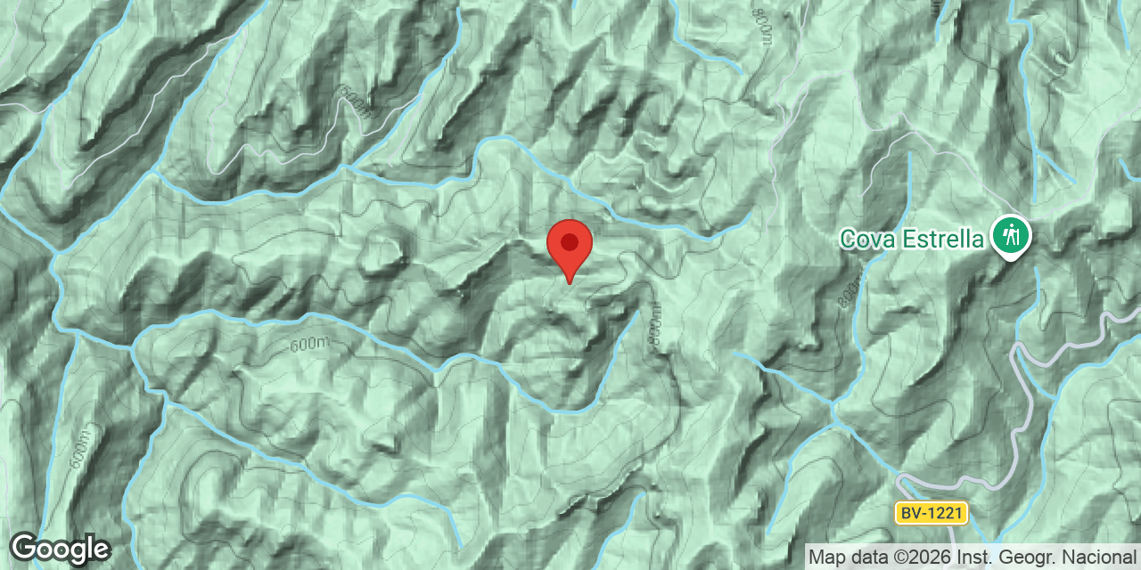 Mapa de situación de GOURS, COVA DELS