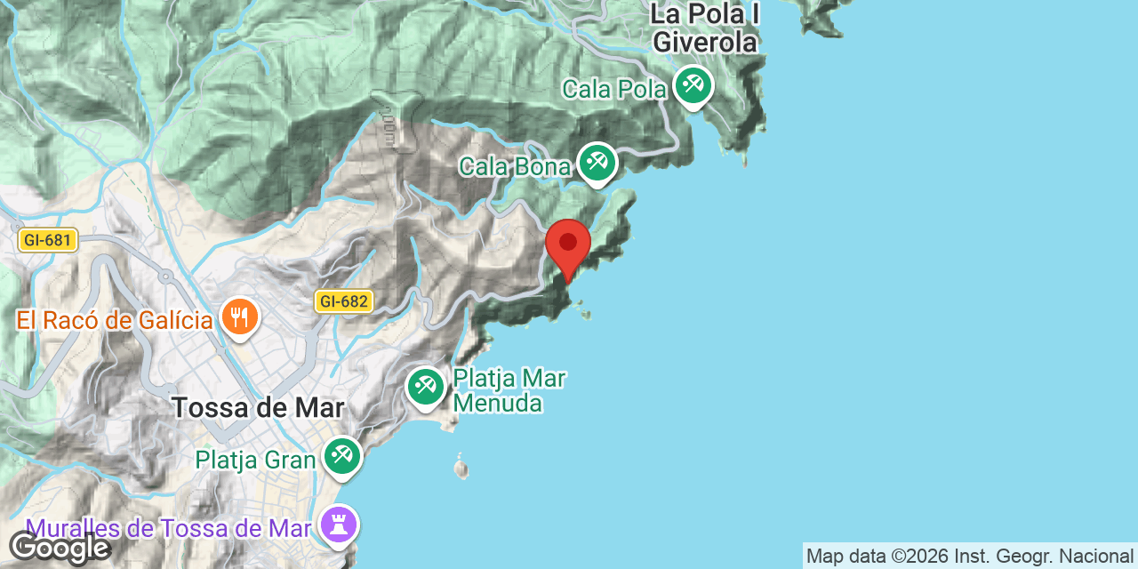 Mapa de situación de BAUMA, COVA DE LA