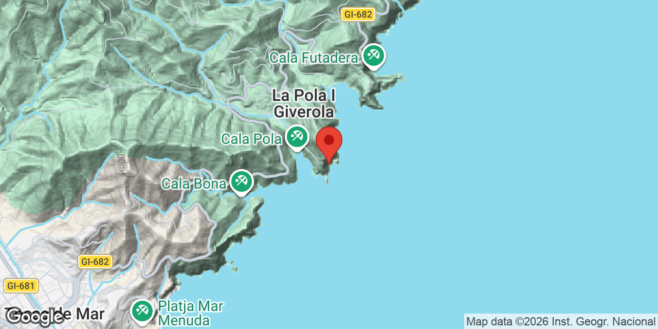 Location map of PUNTA POLA, COVA PETITA DE
