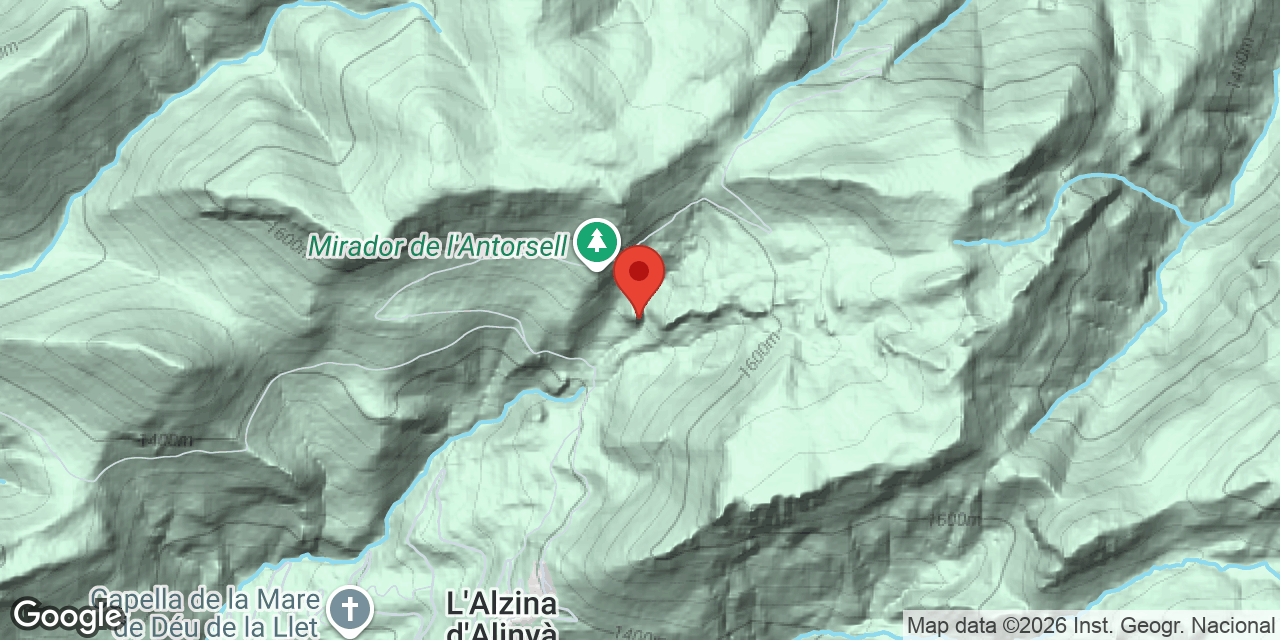Mapa de situació de PEDRA PARET, AVENC DE
