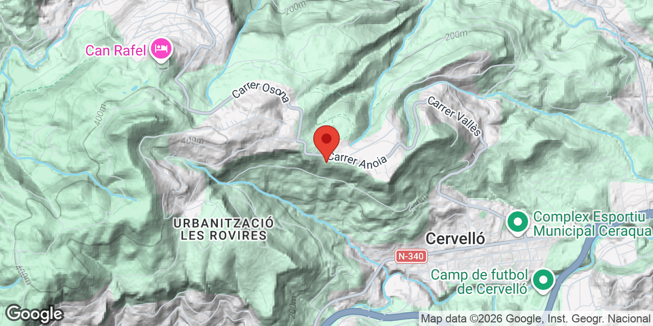 Mapa de situació de ESCALFOR, AVENC DE L'