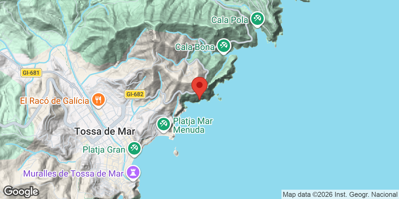 Location map of BOADA, COVA Nº1 D'EN