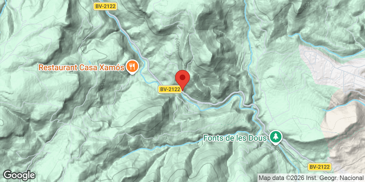 Carte de situation de ROQUES DEL PANY, ESQUERDA Nº2 DE LES