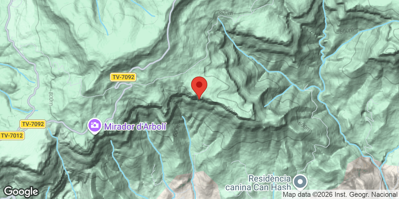 Mapa de situación de ALEU, COVA DE L'