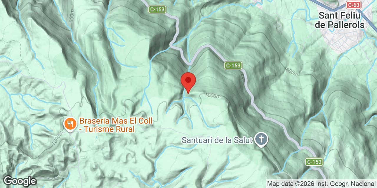 Mapa de situació de CAN ROCA ROJA Nº1, AVENC DE