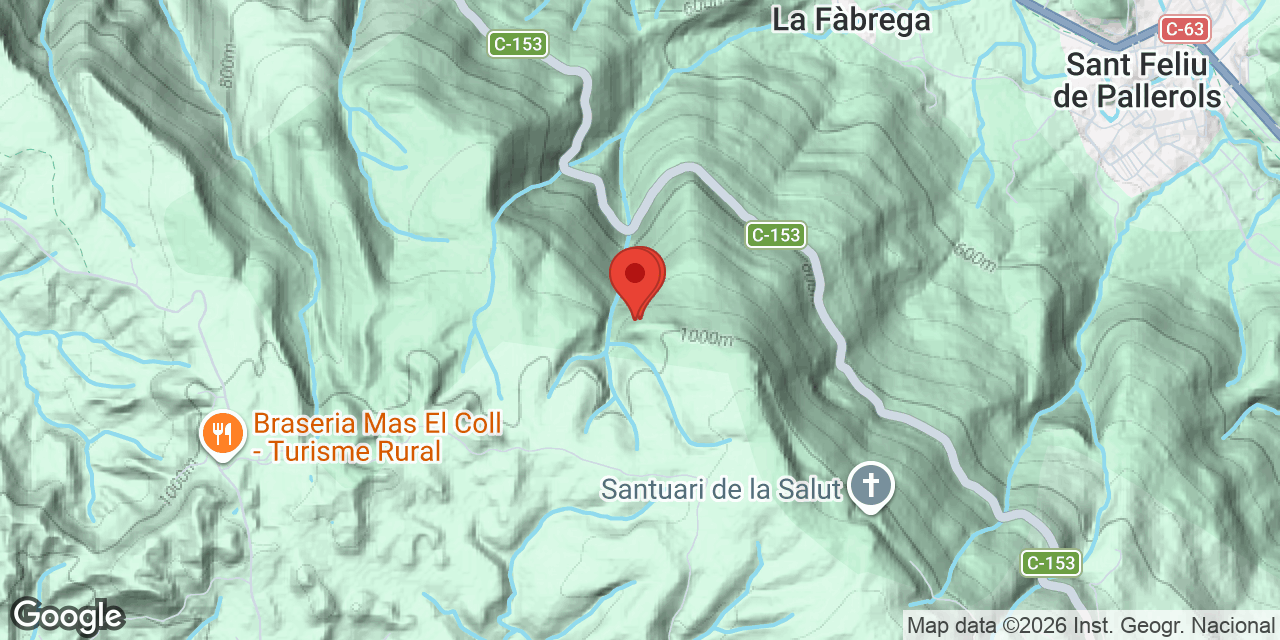 Location map of CAN ROCA ROJA Nº2, AVENC DE