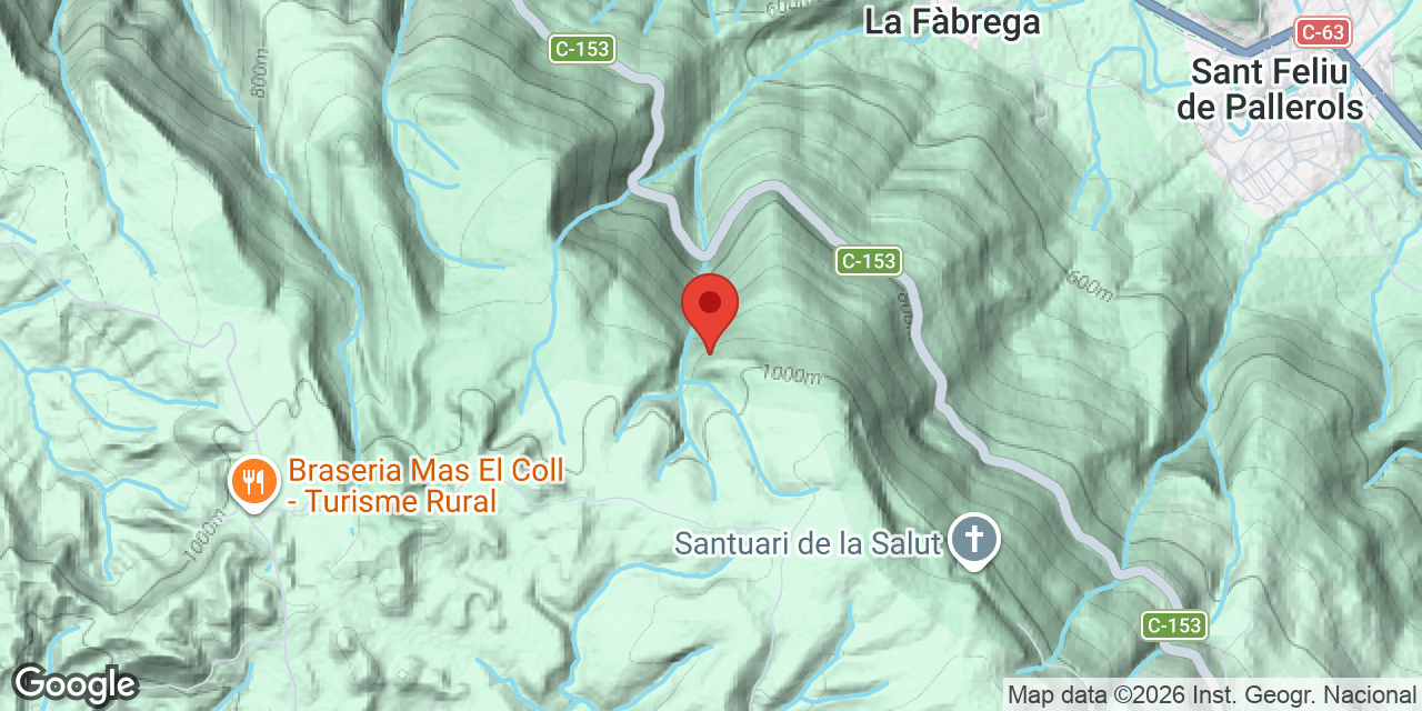 Mapa de situació de CAN ROCA ROJA Nº3, AVENC DE