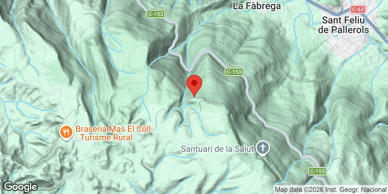 Carte de situation de CAN ROCA ROJA Nº4, AVENC DE