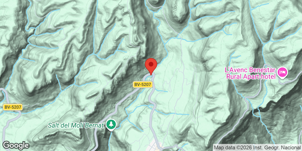 Carte de situation de GRIMP, AVENC DEL