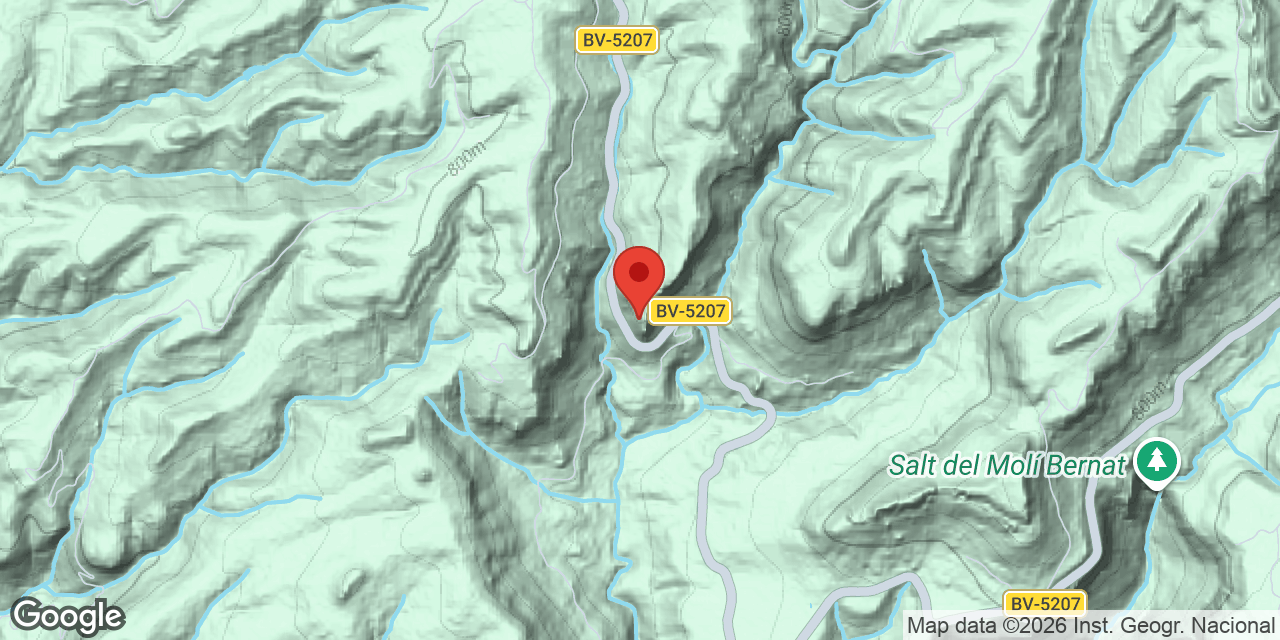 Mapa de situación de SECALL, BALMA DEL
