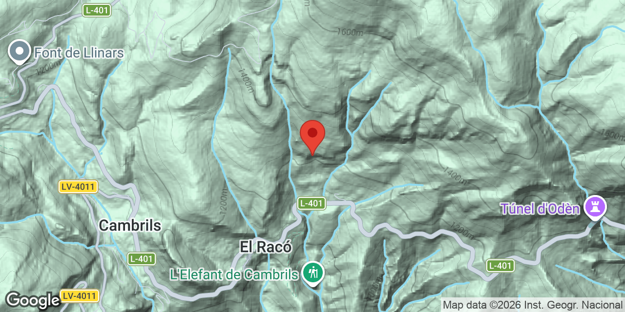 Mapa de situació de CAL JAUMETÓ, ESPLUGA DE