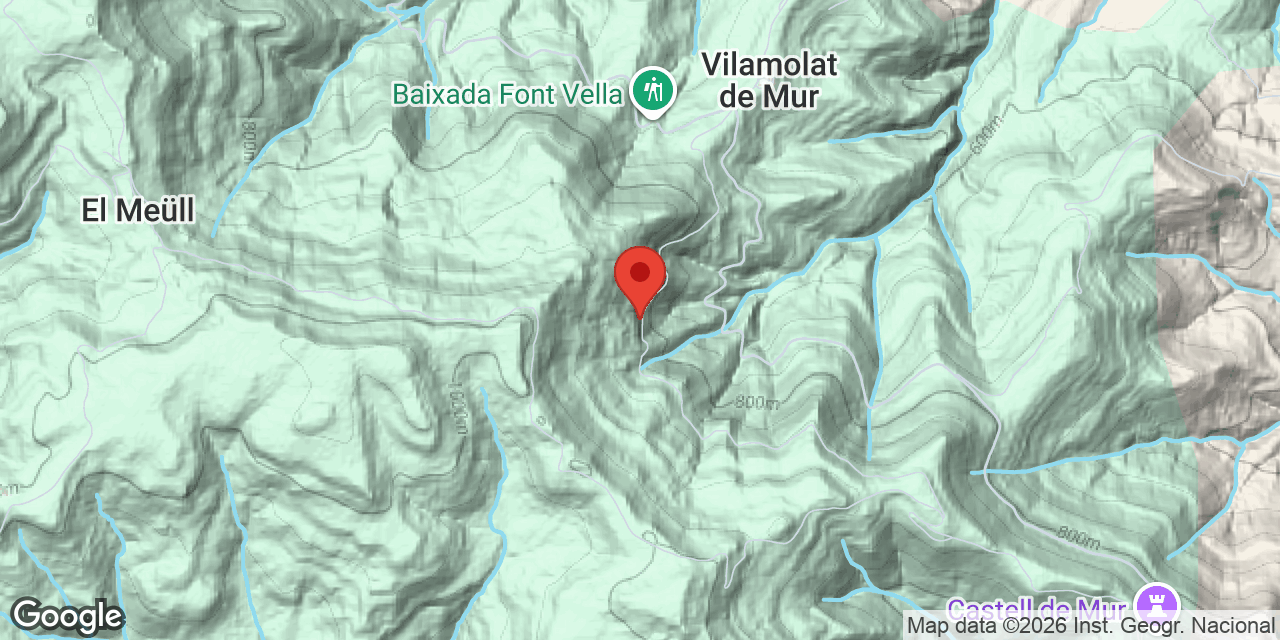 Mapa de situació de QUADRA, COVA DE LA