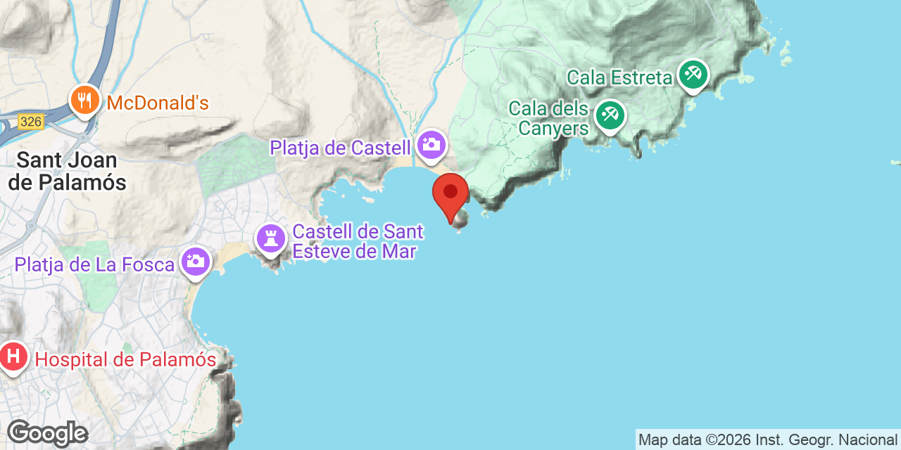 Mapa de situación de CALA CASTELL, COVA DE