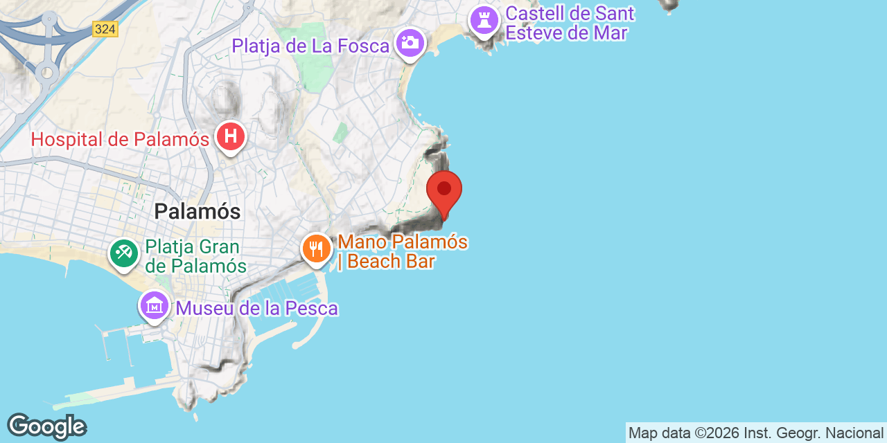 Mapa de situació de CAP GROS, COVA DEL