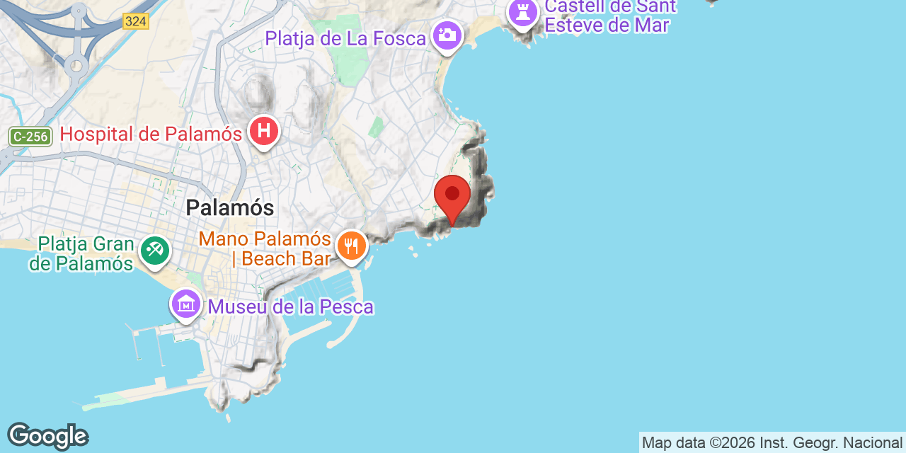 Mapa de situació de CAP GROS, COVA PETITA DEL