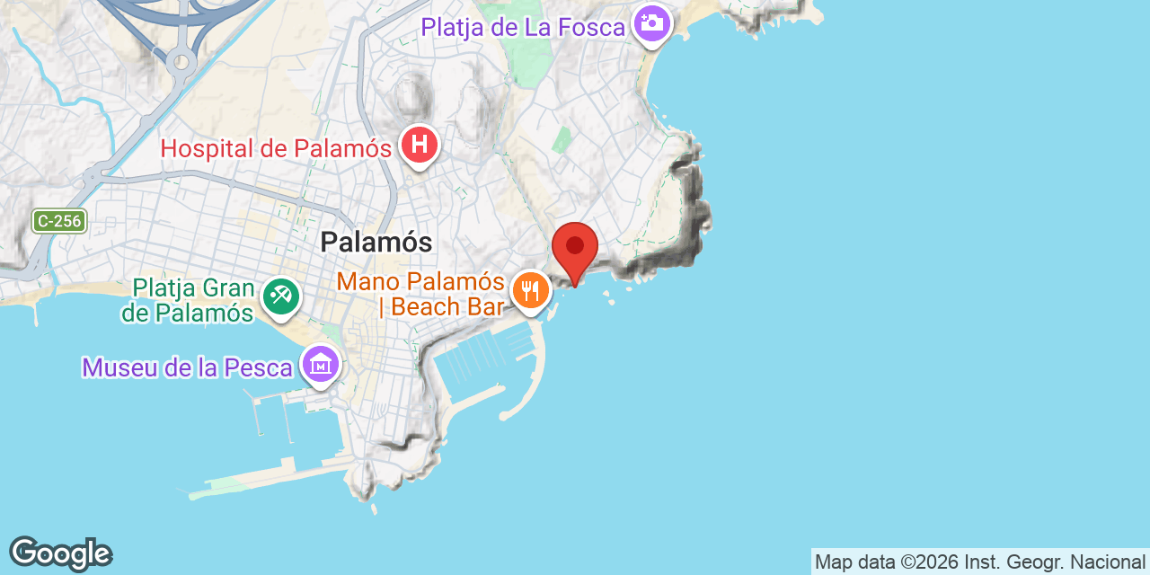 Mapa de situación de CALA MARGARIDA, COVA DE
