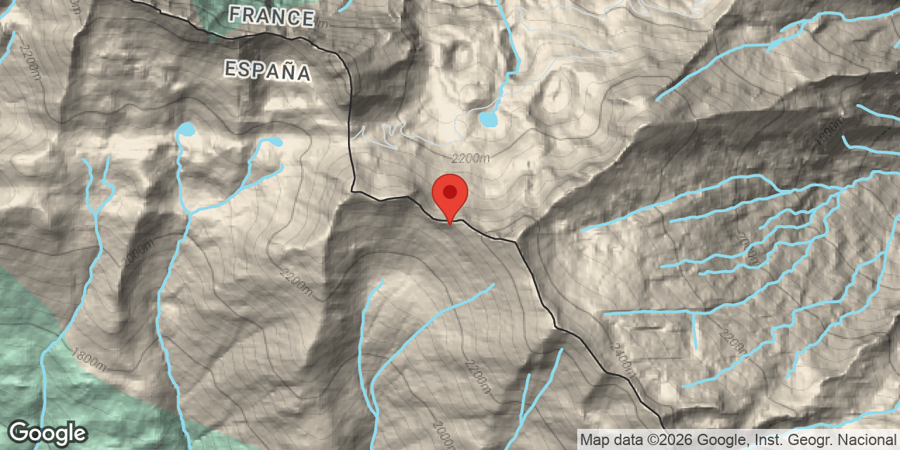Mapa de situació de AULÀ, AVENC M.1 D'