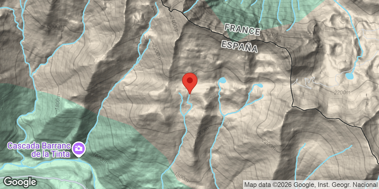 Mapa de situació de AULÀ, AVENC H.2 D'