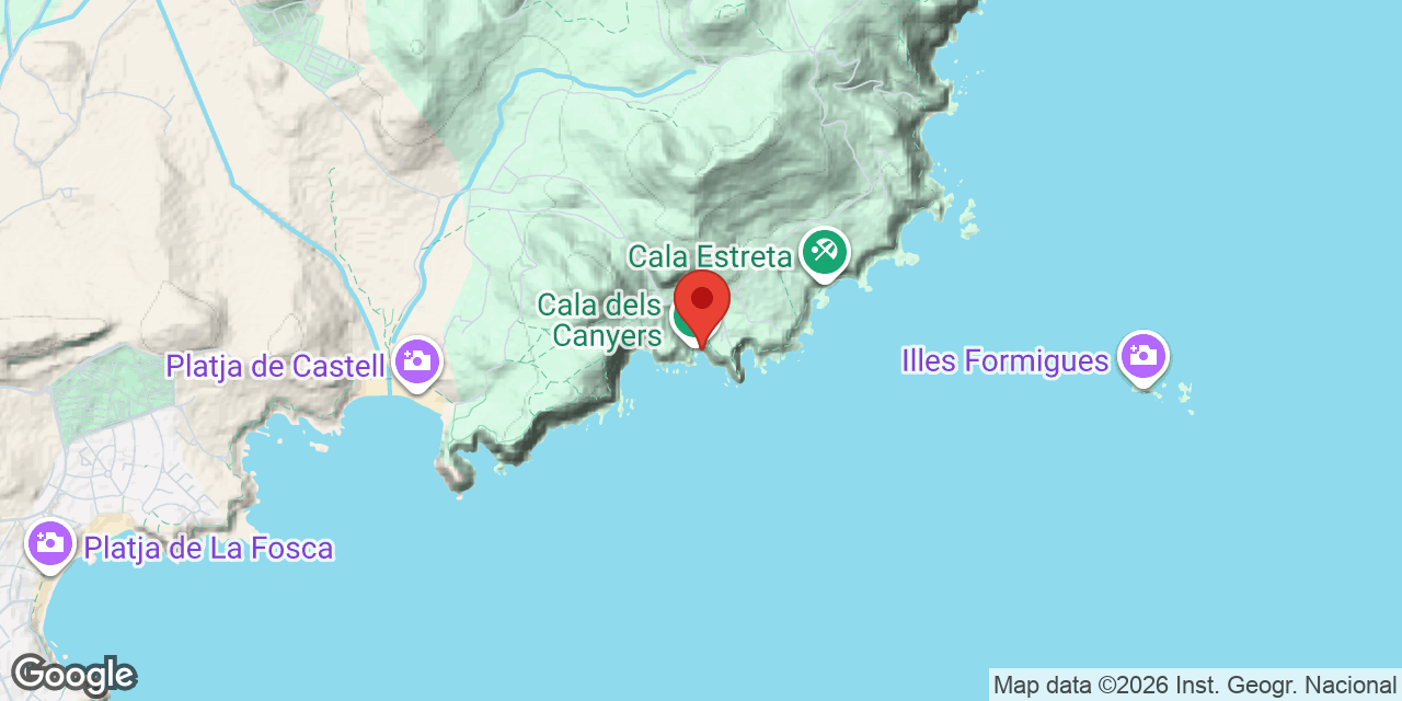 Mapa de situación de CANYERS, COVETES DELS