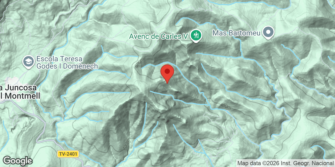 Carte de situation de CATIVERA, AVENC DE LA