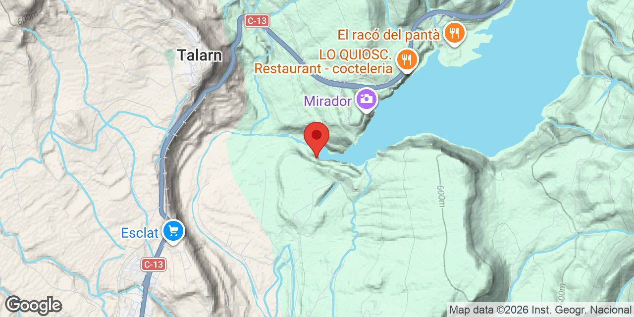 Mapa de situación de NERETS, COVA Nº2 DELS