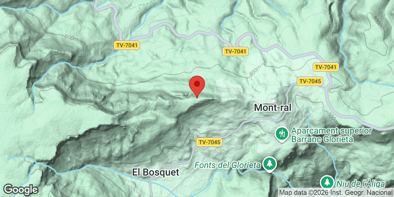 Mapa de situació de MR-4, AVENC