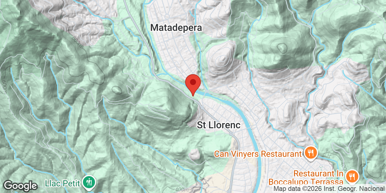 Mapa de situació de PONT DE CAN PRAT, AVENC DEL
