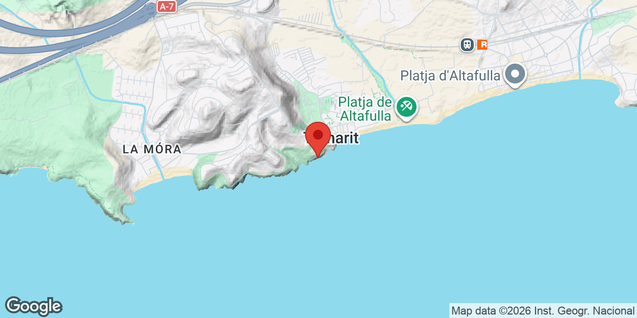 Mapa de situació de TAMARIT, COVA DE
